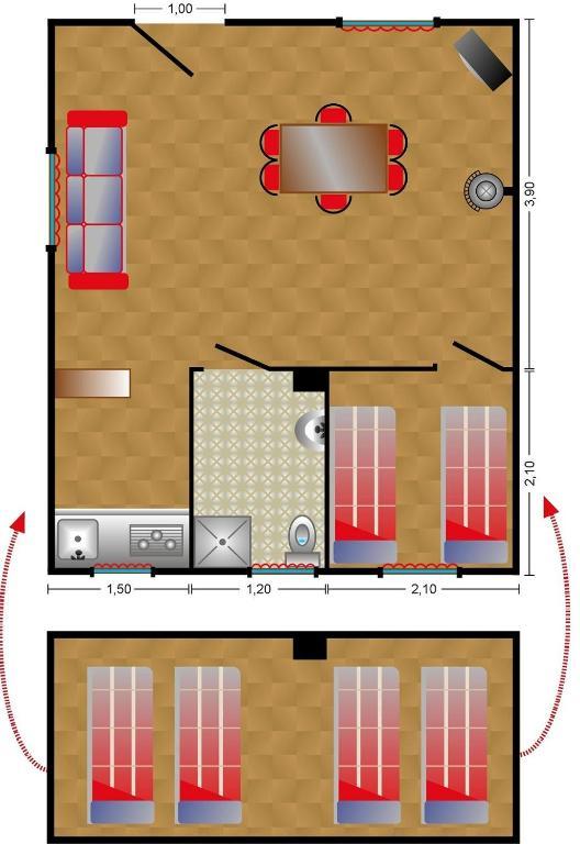 Camping Dehesa Nueva Otel Aznalcázar Oda fotoğraf